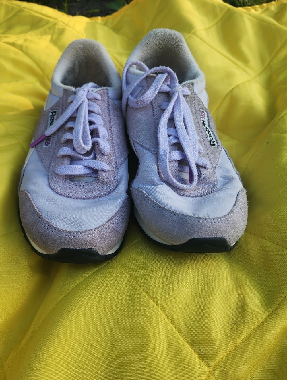 Reebok Women's Lilac and White Classic Runners
